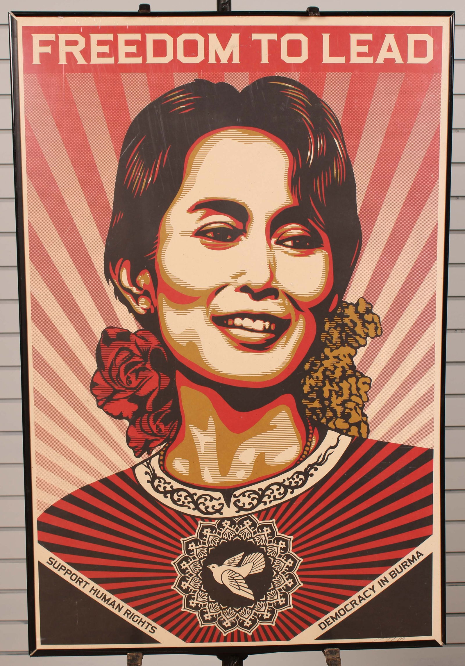 Shepard Fairey, Freedom to Lead, Aung San Suu Kyi: Shepard Fairey, Freedom to Lead, Aung San Suu Kyi. Poster. Size: 36"H x 24"W