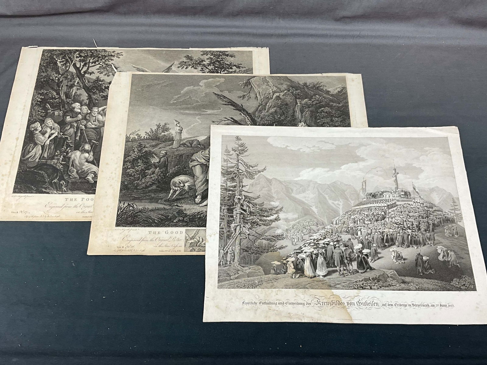 3 Early Engravings, Hogarth, et al. (1 of 11)