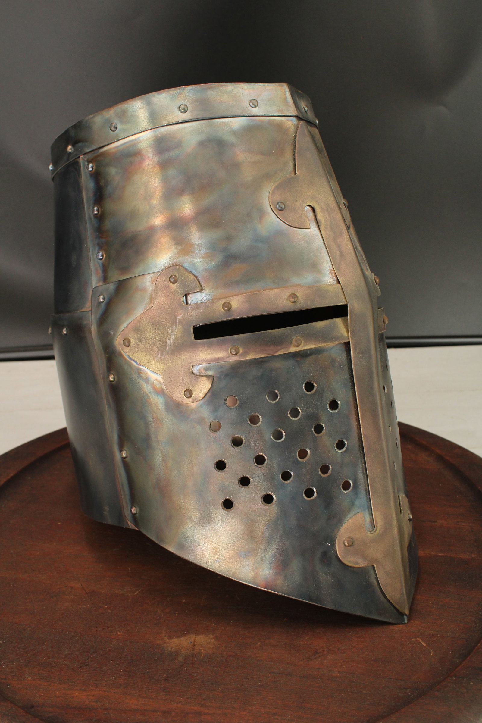 Replica Medieval Style Crusader Helmet (1 of 8)