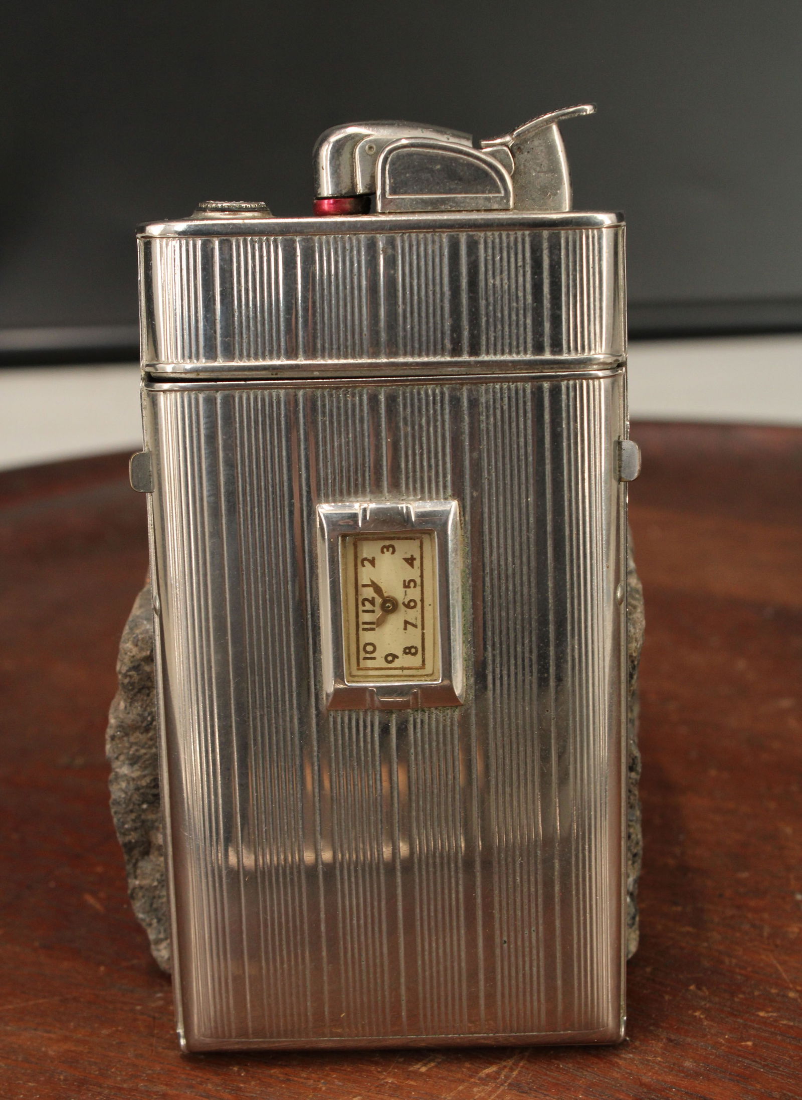 Vintage Evans Cigarette Case, Lighter, Watch (1 of 10)