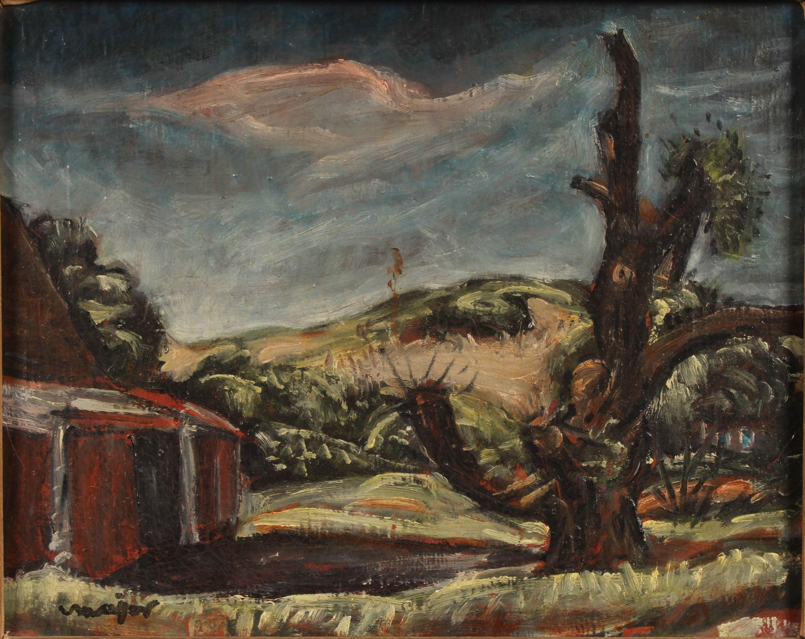 Henry Major, Expressionist Landscape Painting (1 of 7)