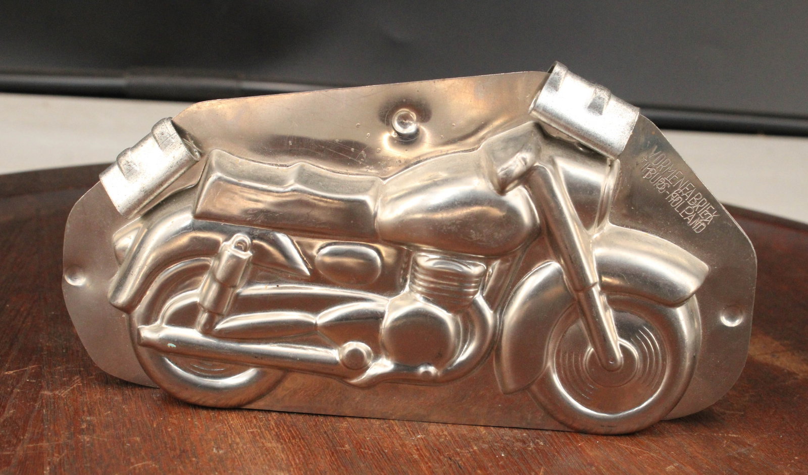 Motorcycle Chocolate Mold, Made in Holland: Motorcycle Chocolate Mold, Made in Holland. Size: 4"H x 7.5"W x 1.5"D