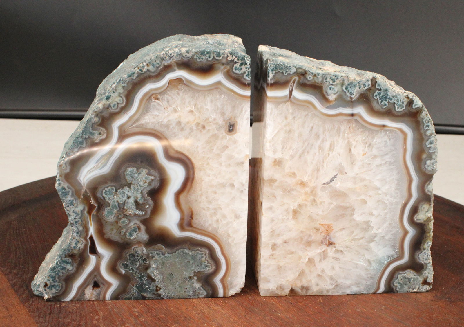 Natural History, Sliced Agate Bookends (1 of 10)