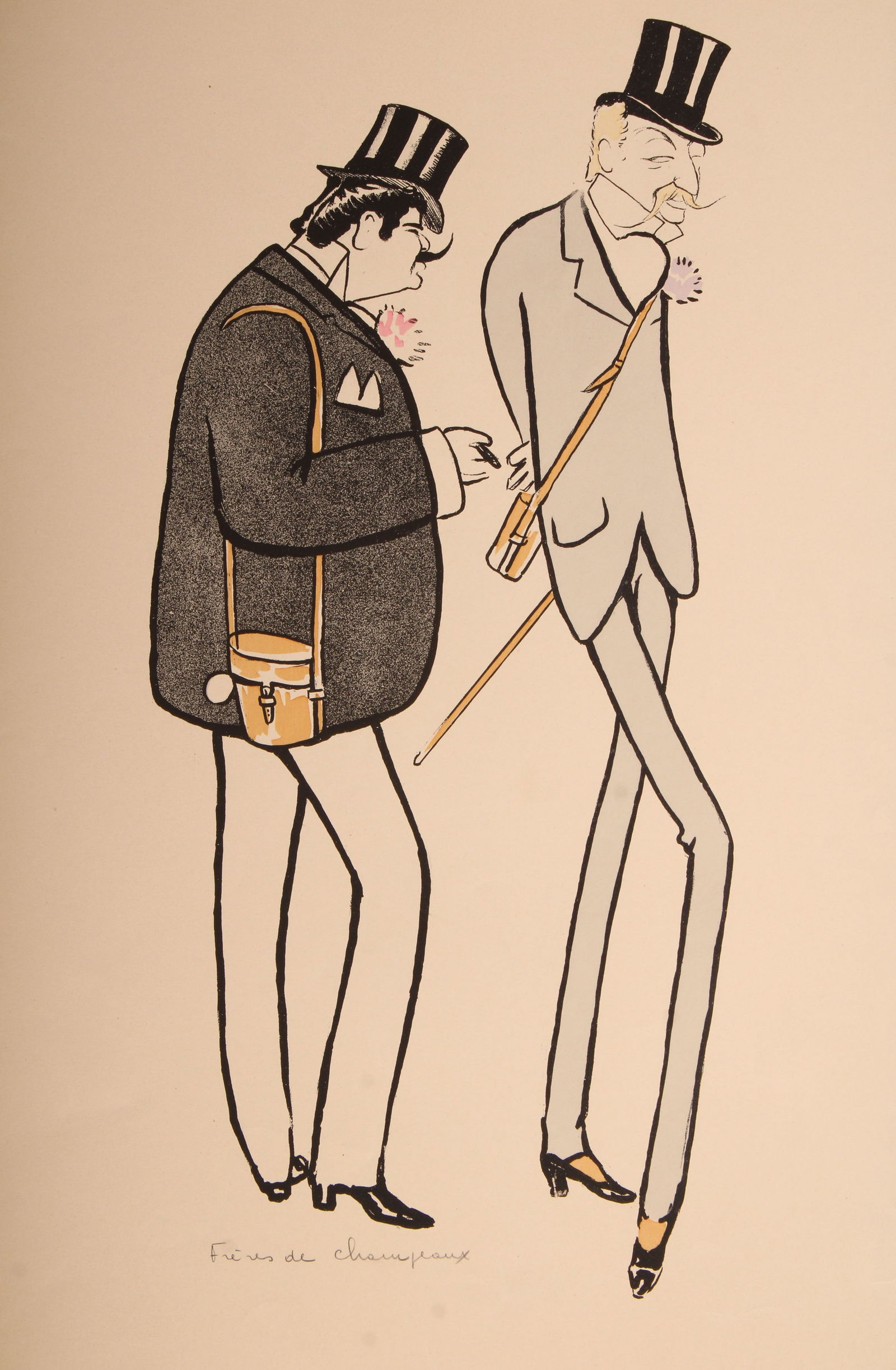 SEM, Georges Goursat, French Society Caricature (1 of 6)