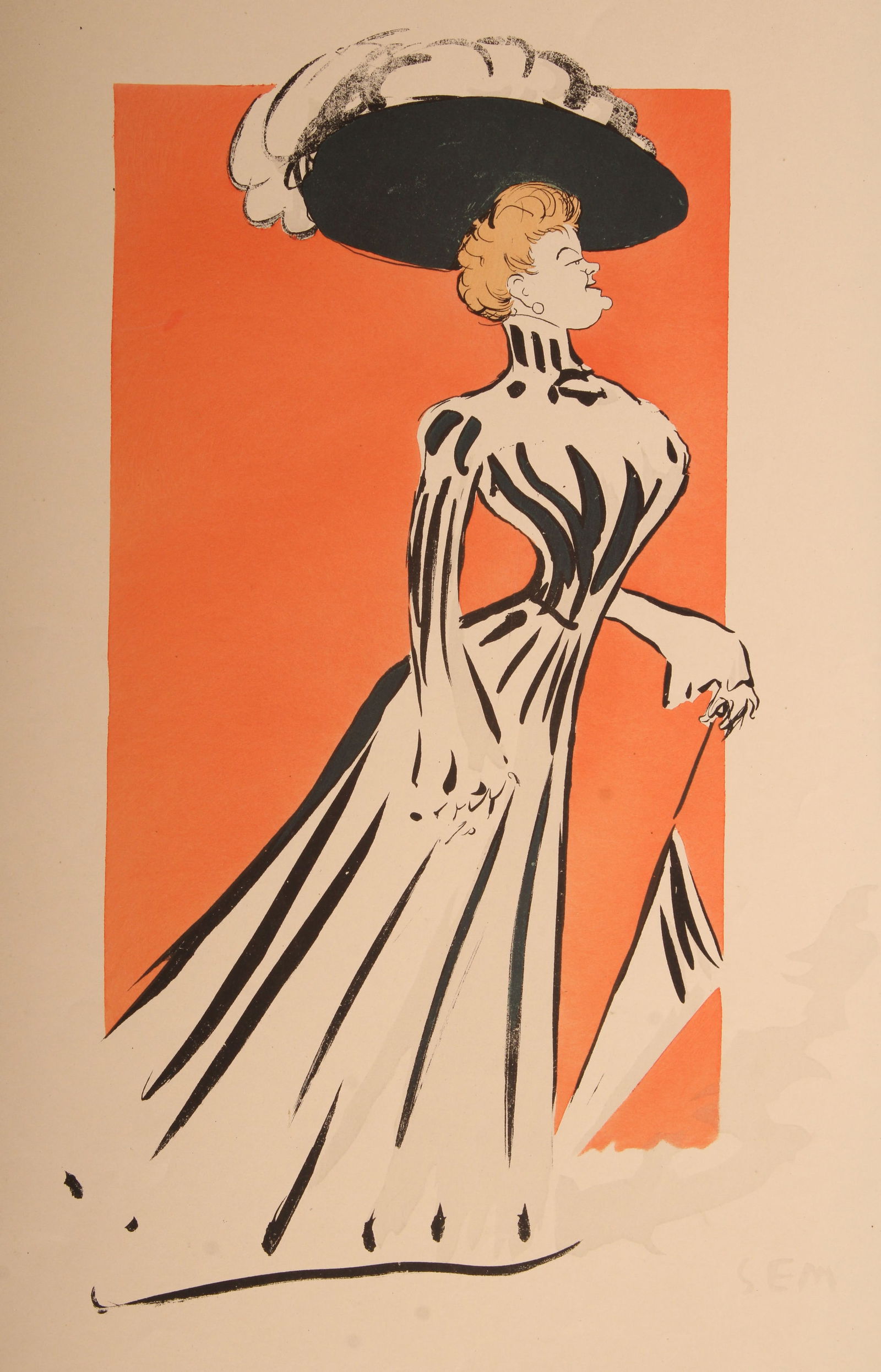 SEM, Georges Goursat, French Society Caricature (1 of 6)