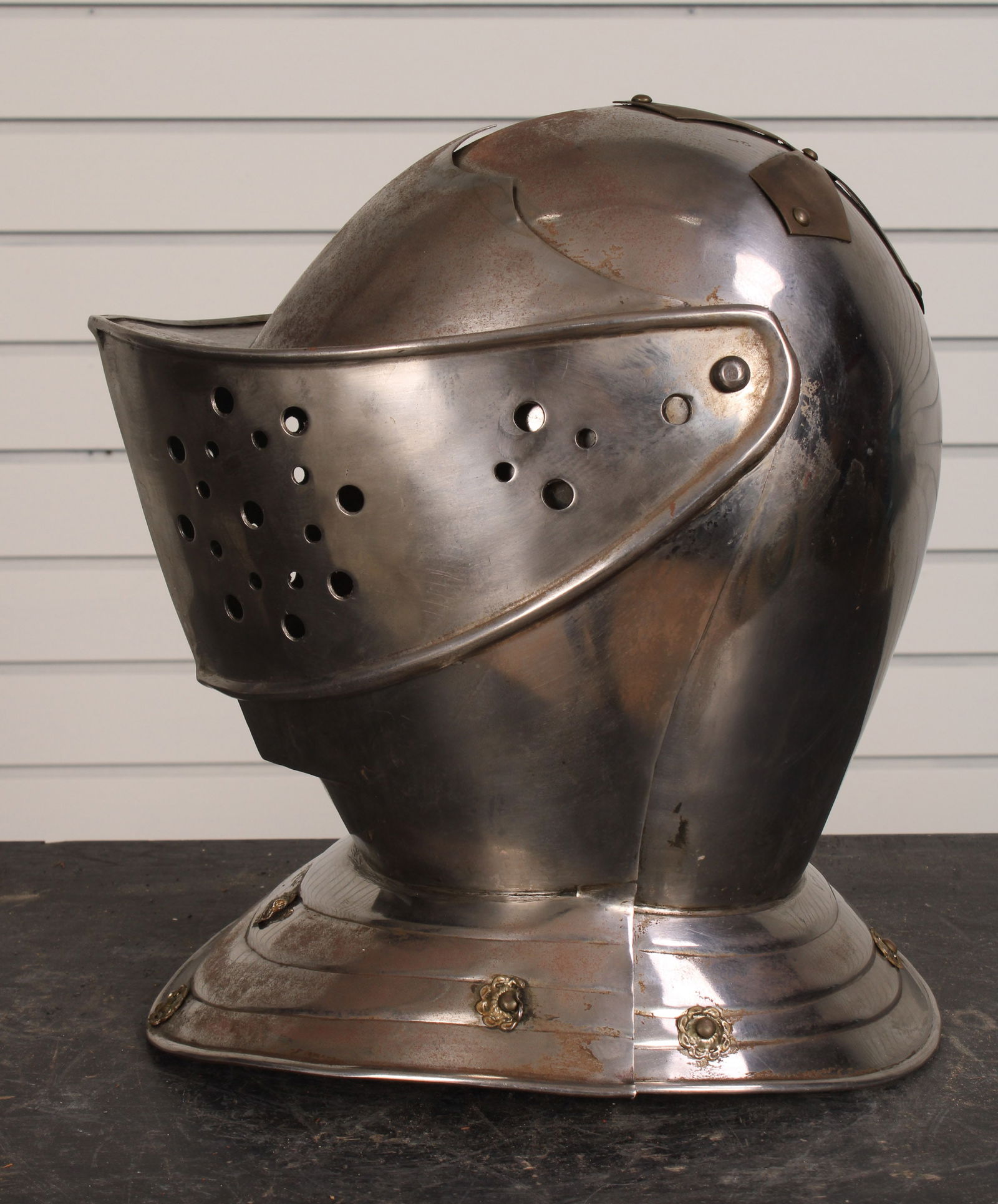 Replica Medieval Style Burgonet Armor Helmet (1 of 12)