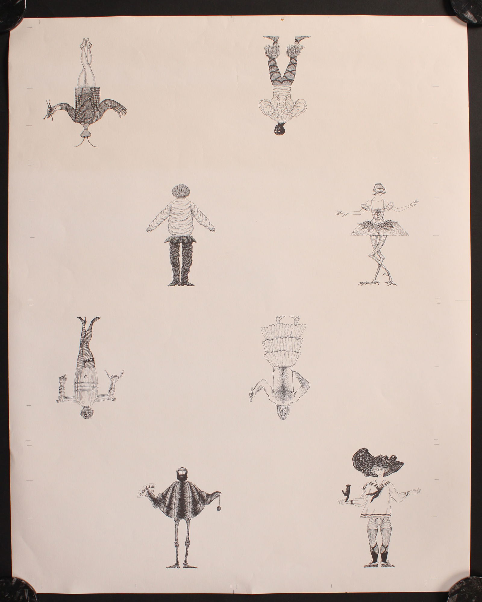 Le Melange Funeste Uncut Leaf, Edward Gorey (1 of 8)