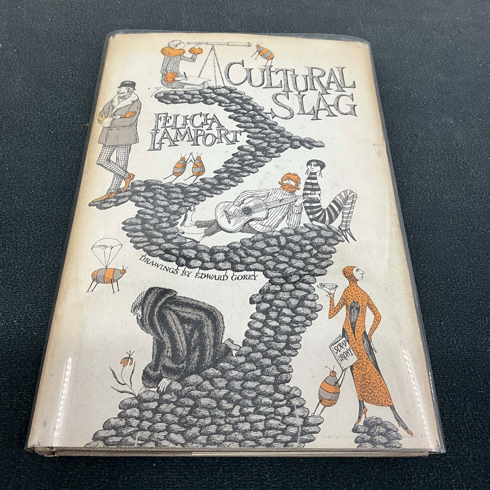 Cultural Slag By Felicia Lamport, Drawings Gorey: Cultural Slag by Felicia Lamport, 1966, drawing by Edward Gorey. Hard back. Size: 8.25"T x 5.75"W