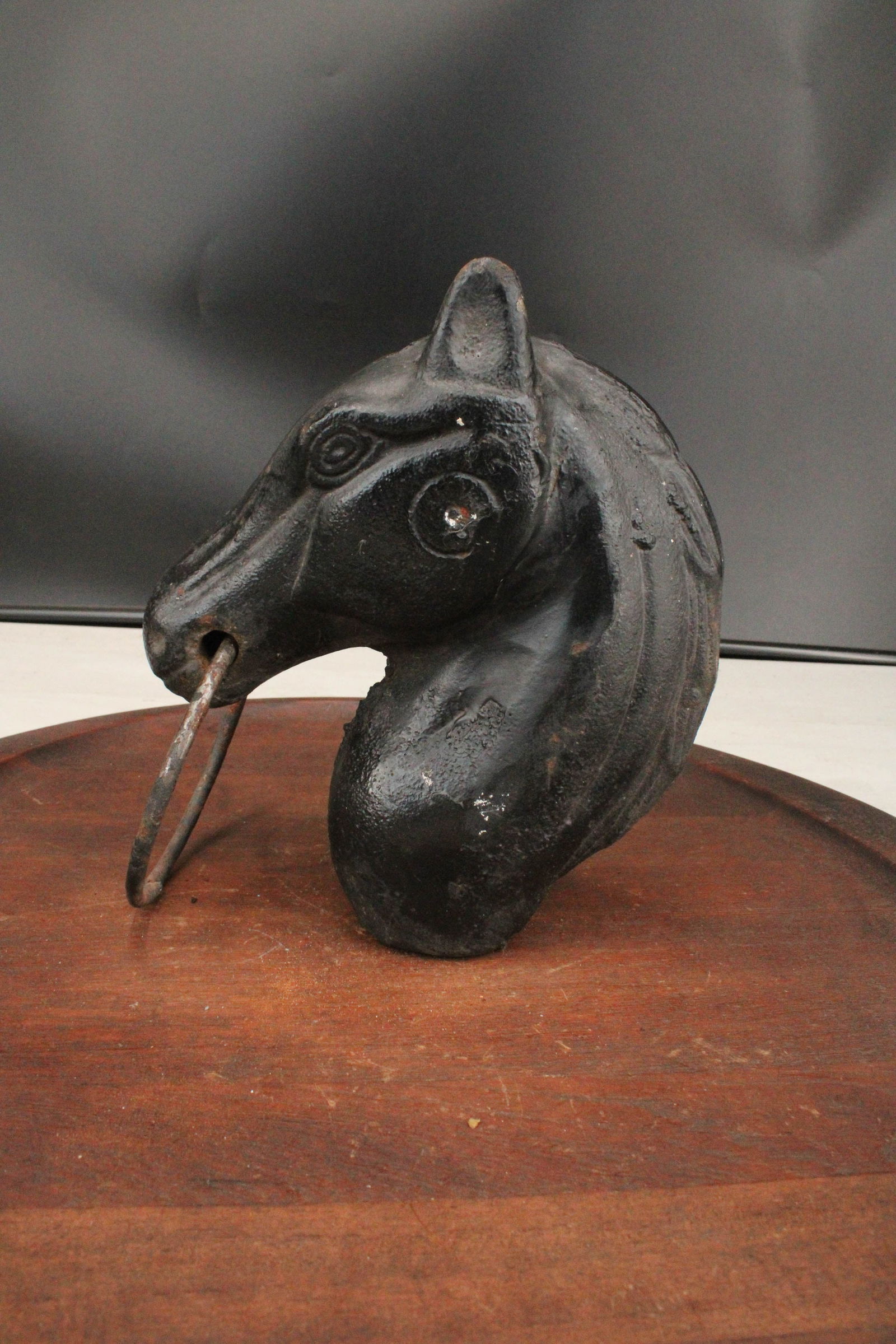 Cast Iron Horse Head Hitching Post Finial (1 of 6)