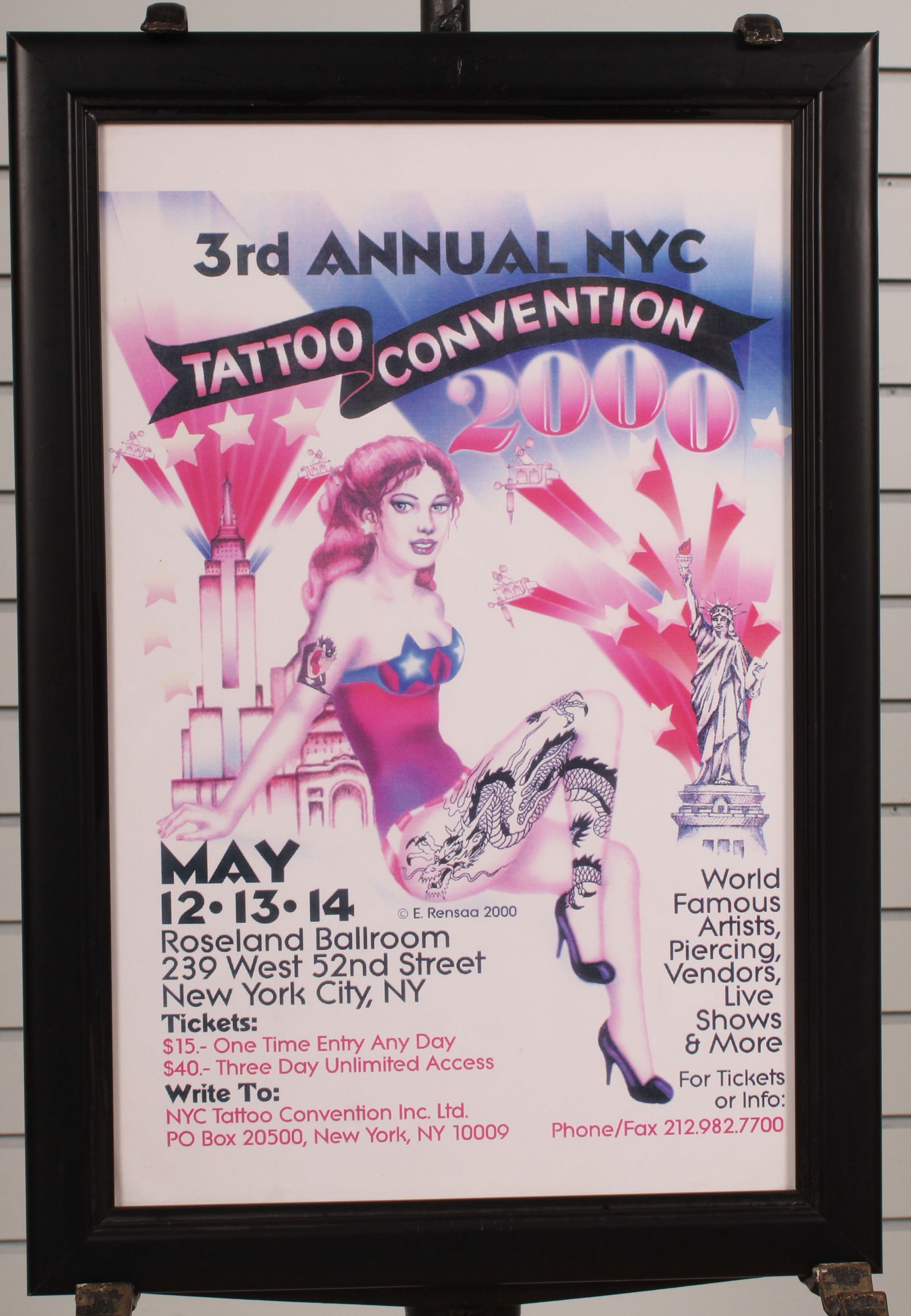 3rd Annual NYC Tattoo Convention Poster (1 of 6)