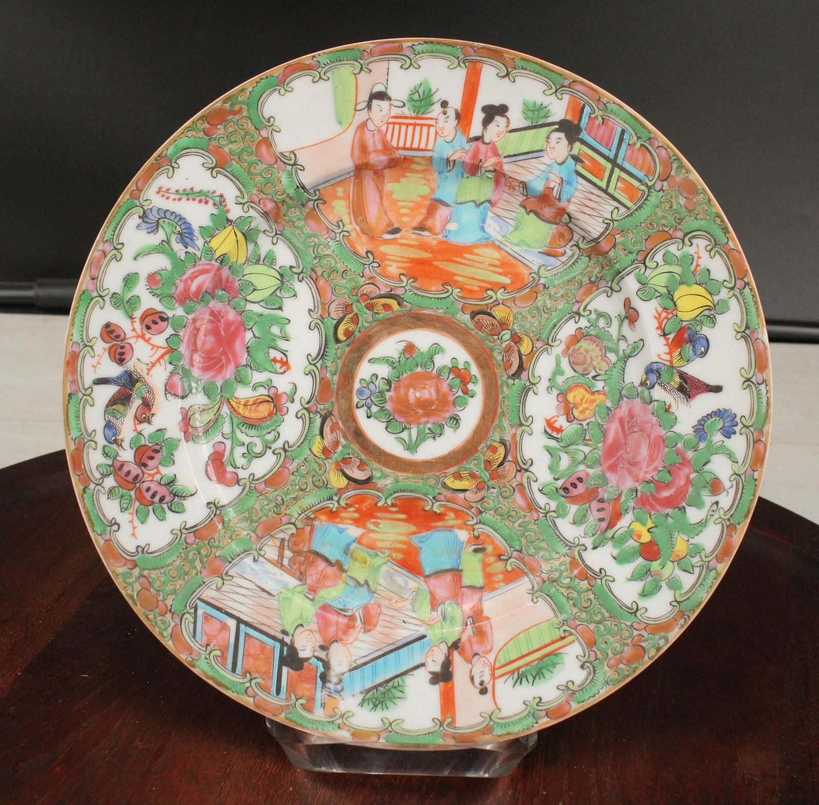 Chinese Famille Rose, Rose Medallion Plate (1 of 9)