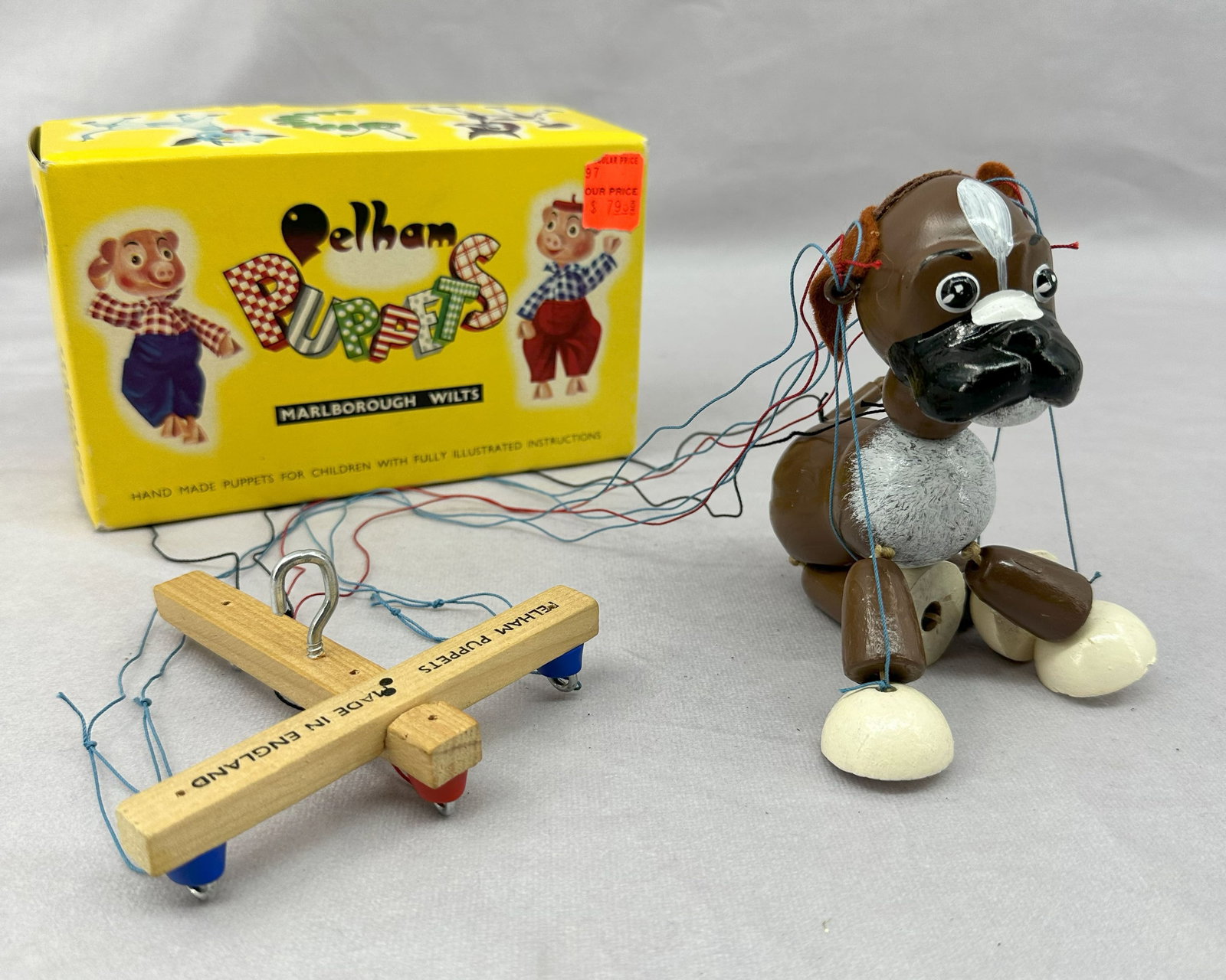 Vintage English Pelham Puppy Puppet (1 of 10)