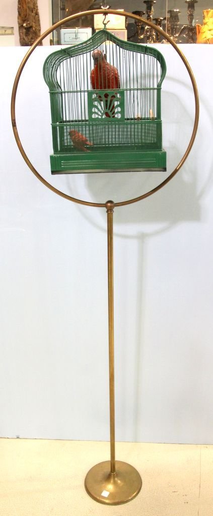 Brass and Metal Bird Cage (1 of 3)