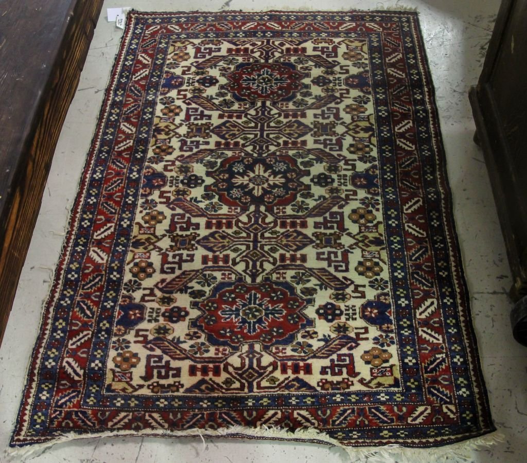 Semi-Antique Oriental Wool Rug (1 of 1)