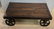 Wood and Metal Industrial Cart