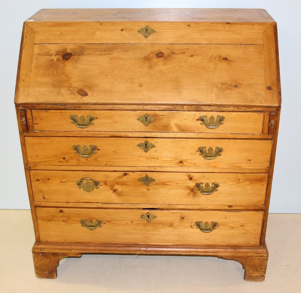 Pine Drop Front Secretary (1 of 2)