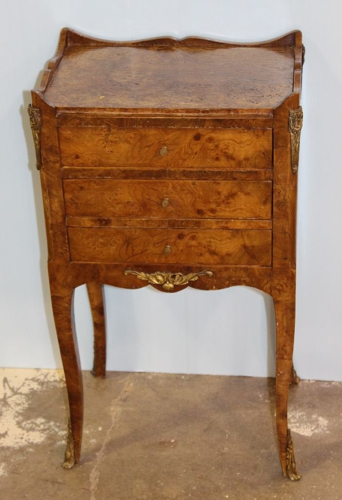 Three Drawer French Side Table (1 of 1)