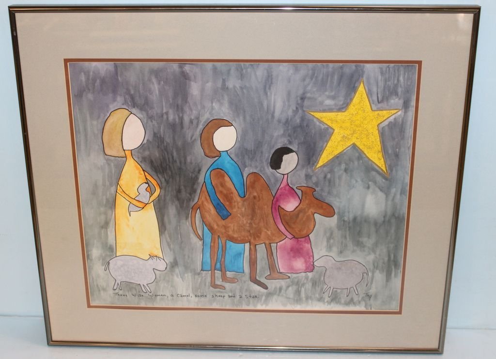 Tay Morgan Painting of Three Wise Men (1 of 2)