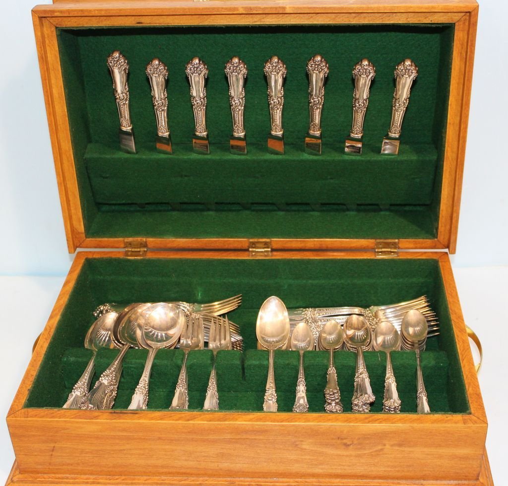 Reed & Barton Sterling Flatware "Lamarquise" Set (1 of 3)