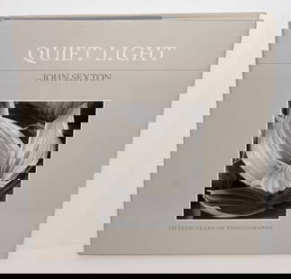John Sexton (1953 - ) Signed 1990 Quiet Light - Hardcover - First Edition - Second Printing: Signed by John Sexton Hardcover 1990 First Edition, Second Printing 128 pages, 13.25"x12" Fifty-one exquisite black and white photographs by a fine photographer who was an student of Ansel Adams. Supe