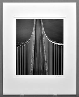 John Sexton (1953- ) Signed - 1993 Golden Gate Bridge From South Tower 12"x10.5" Photograph: No reserve!! Gelatin silver photograph I'm not sure if this image is even still available from John Sexton. The last price I saw it offered in a gallery was much higher than my auction starting Taken
