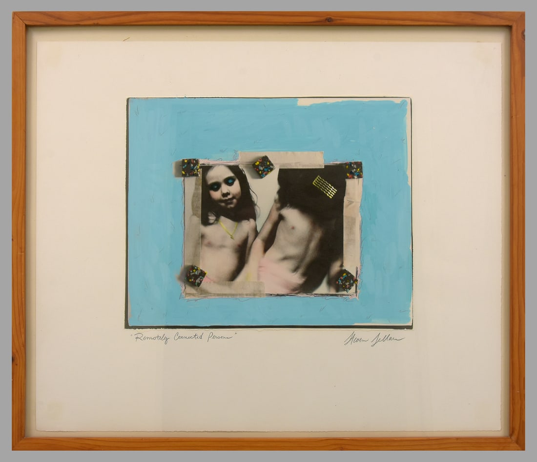 Steven Sellars (1951 - ) Signed 14.5"x18" Mixed Media in 28"x33" Wood Framed (1 of 3)