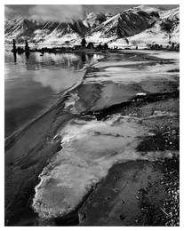 Richard Garrod (1924 - 2022) Snow Cap Hills - Mono Lake11"x14" Photograph