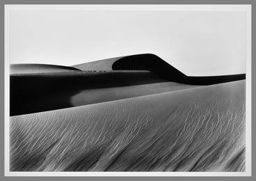 Brett Weston (1911 - 1993) Signed 1934 Dune - Oceano, Ca 13"x19" Photograph - Very Rare Size!!