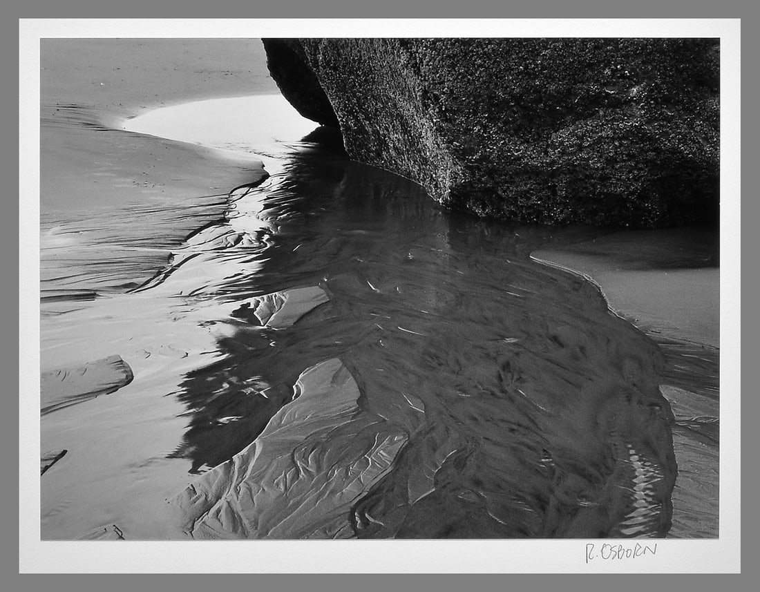 Robert Osborn (1938 - ) Signed 1986 Tide Water Patterns #2 - Oregon 8.5"x10.5" Photograph (1 of 3)