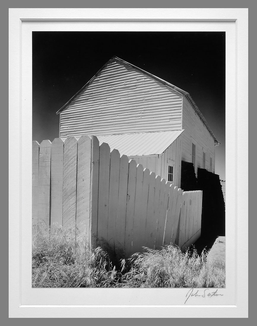 John Sexton (1953 - ) Signed 1973 White Church, Hornitos, CA 8.75"x6.75" Early Sexton Photograph!! (1 of 3)