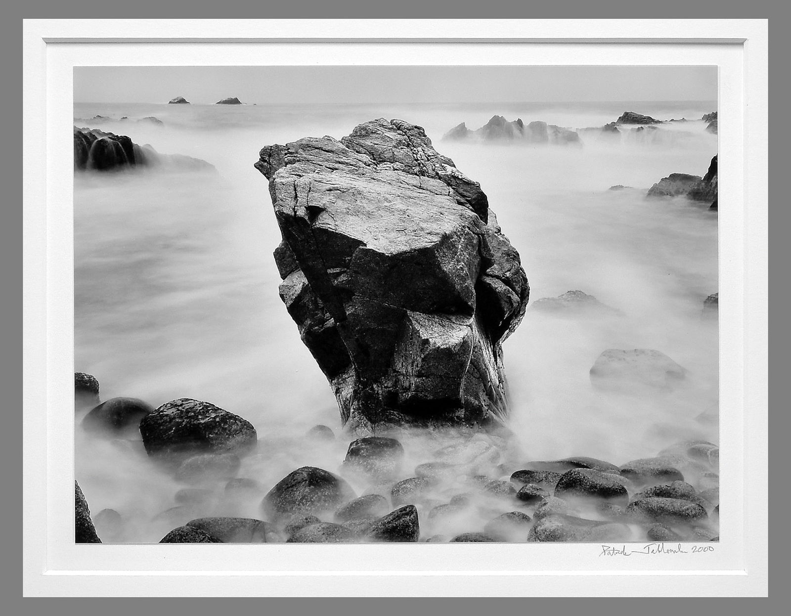 Patrick Jablonski (1963 - ) Signed 2000 Sentient Rock Seascape 7.5"x9.75" Photograph - Stunning!! (1 of 3)
