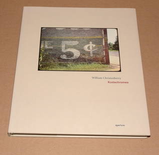 William Christenberry (1936 - 2016) Signed 2010 Kodachromes - First Edition - Hardcover: Hardcover Signed by the artist Although best known for his large-format color photographs made with vintage Kodak Brownie cameras, William Christenberry has also consistently produced work with 35 mm