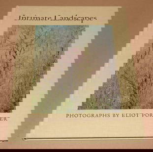 Eliot Porter (1901 - 1990) 1979 Intimate Landscapes - First Edition - Hardcover: Hardcover Arranged by color and season, Porter's evocative photographic landscapes, fifty-four full-color plates distinguished by their excellent color and composition, capture stunning images of