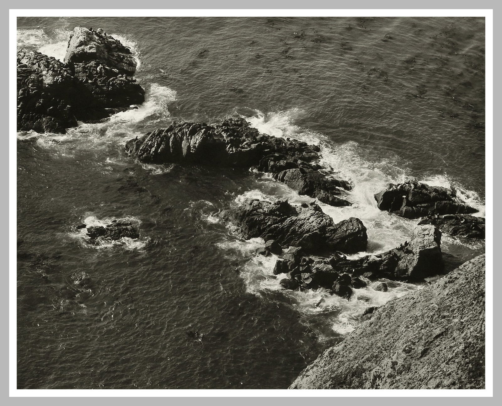 Philip Hyde (1921 - 2006) Rocks & Surf - California 8"x10" Photograph (1 of 4)