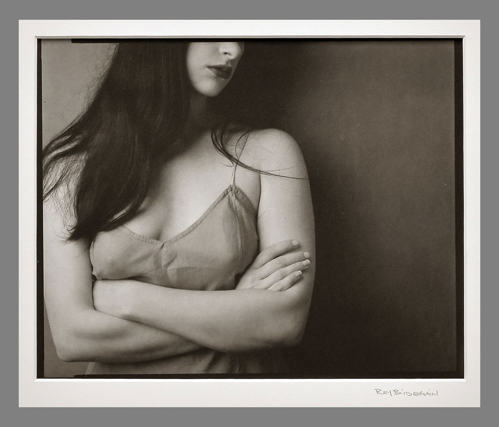 Ray Bidegain (1959 - ) Signed 2004 Classic Bidegain 8"x9.5" Platinum Photograph (1 of 3)