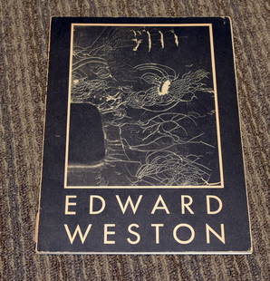 The Photographs of Edward Weston, Nancy Newhall, The Museum of Modern Art, 1946: Paperback A thirty-six page catalogue accompanying the 1946 exhibit at The Museum of Modern Art in New York City. Including a six page essay by Nancy Newhall, this large folio also features twenty-fou