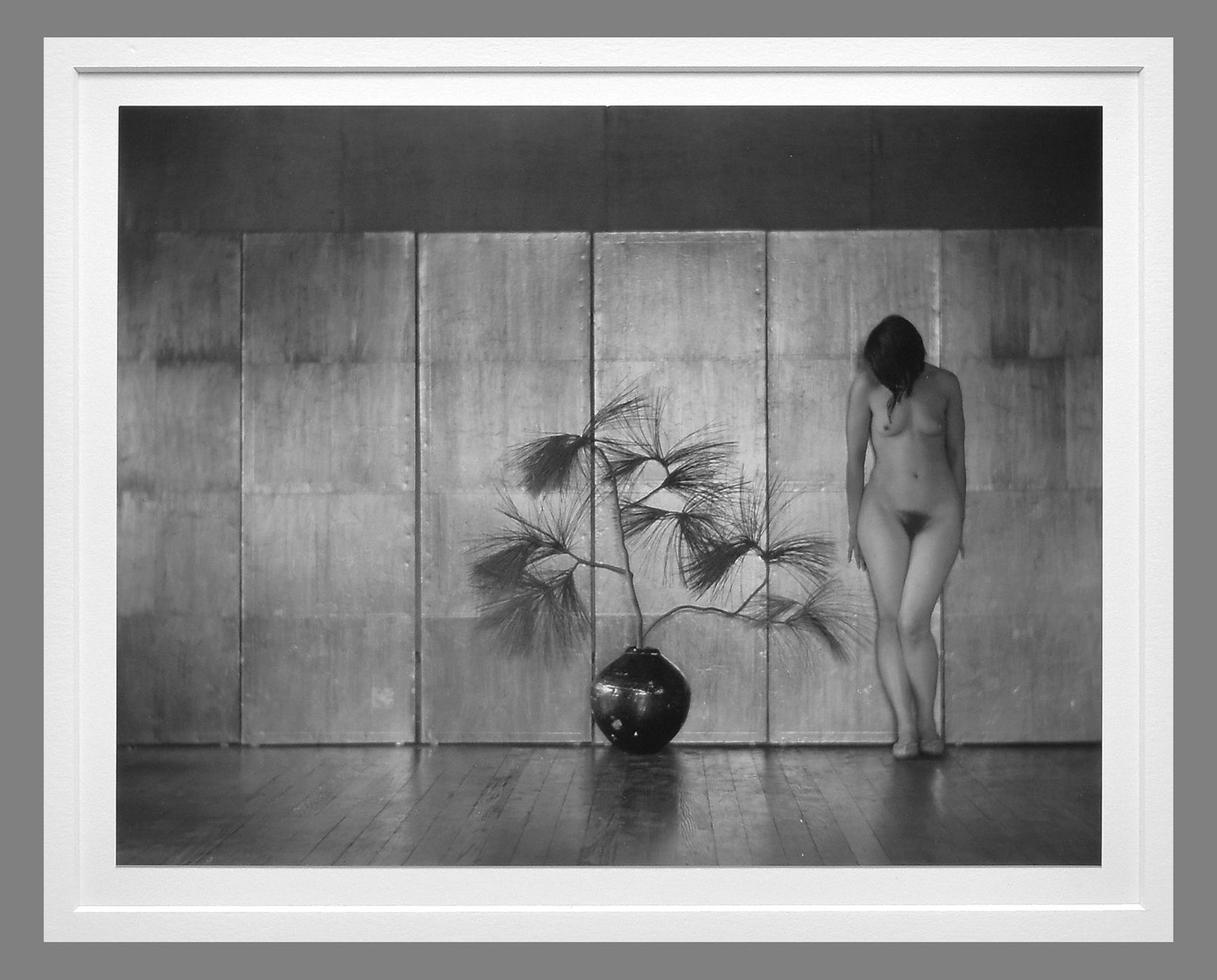 Edward Weston (1886 -1958) Nude - 1923 (21N) 7.5"x9.5" Photograph - Printed by Cole Weston: Rare and a very sought after Edward Weston photograph Gelatin silver photograph, most likely printed in the 1970's Printed by Cole Weston from Edward Weston's original negative Stamped "Negative by Ed