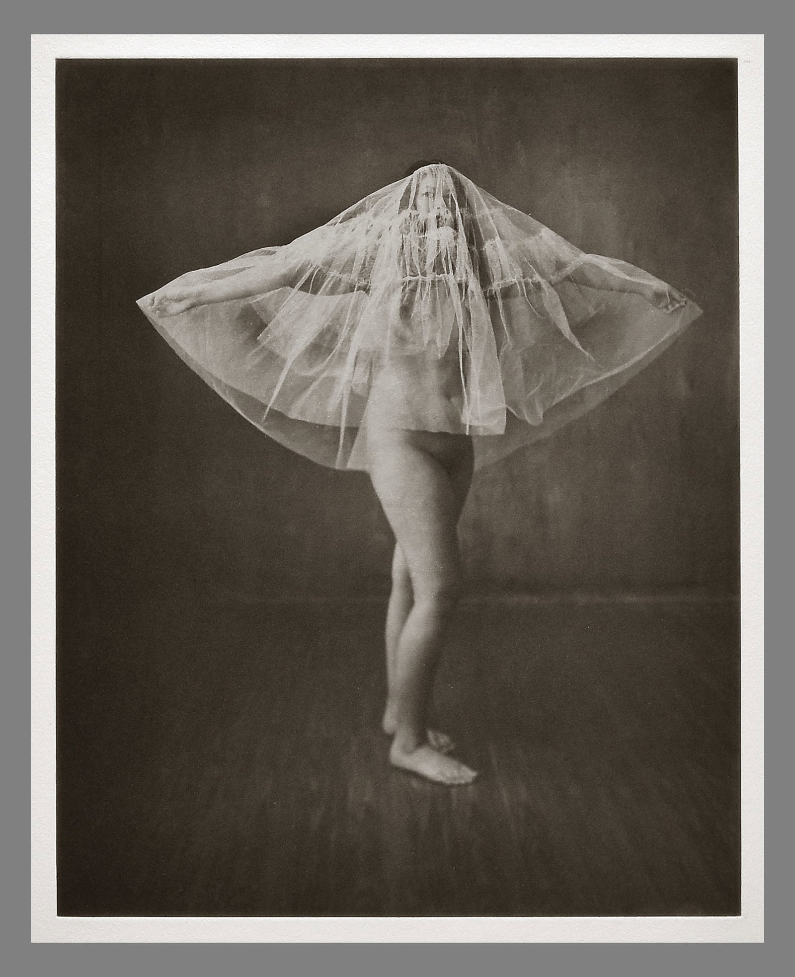 Ray Bidegain (1959 - ) Signed 2021 Model with Lace 9"x7" Photogravure Photograph #2/10: Printed on 11"x15" paper "Photographer Paul Strand once said that he liked the concept of putting a big idea into a small picture. That has resonated with me, and for many reasons, I, too, have come t