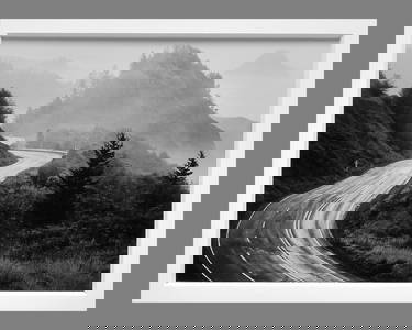 Huntington Witherill (1949 - ) Signed 1975 Route 101 - Oregon 4.5"x6" Photograph