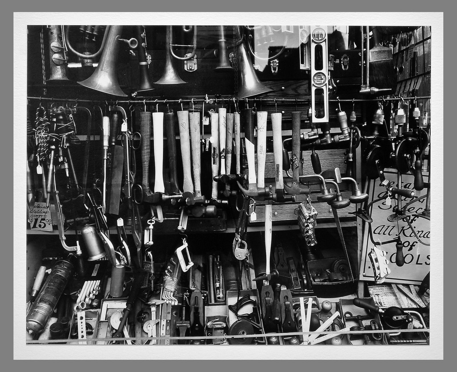 Brett Weston (1911 - 1993) Signed 1944 Shop Window  - New York City 7.5"x9.5" Photograph - Rare! (1 of 3)
