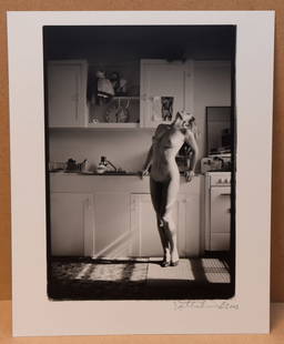 Tom Sutherland - Signed 1992 "Windfall" Shelley - Vancouver, Canada 8.5"x6" Photograph: In the style of Helmut Newton Taken in 1992, signed/printed(?) in 2002 Gelatin silver photograph High quality printing on 8"x10" paper, image is slightly smaller. Signed, titled, and dated on the