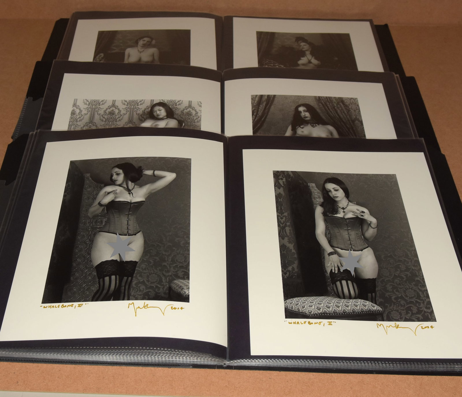 Michael J. Berkowitz (1952– ) 120 Signed Erotic Studio 5"x7" Photographs, Early 2000s - Huge Lot!: Rare opportunity! If I sold one by one I would most likely get over $2,000.00 for all! 120 signed gelatin silver photographs by Michael J. Berkowitz, acquired directly from the artist in the early 200