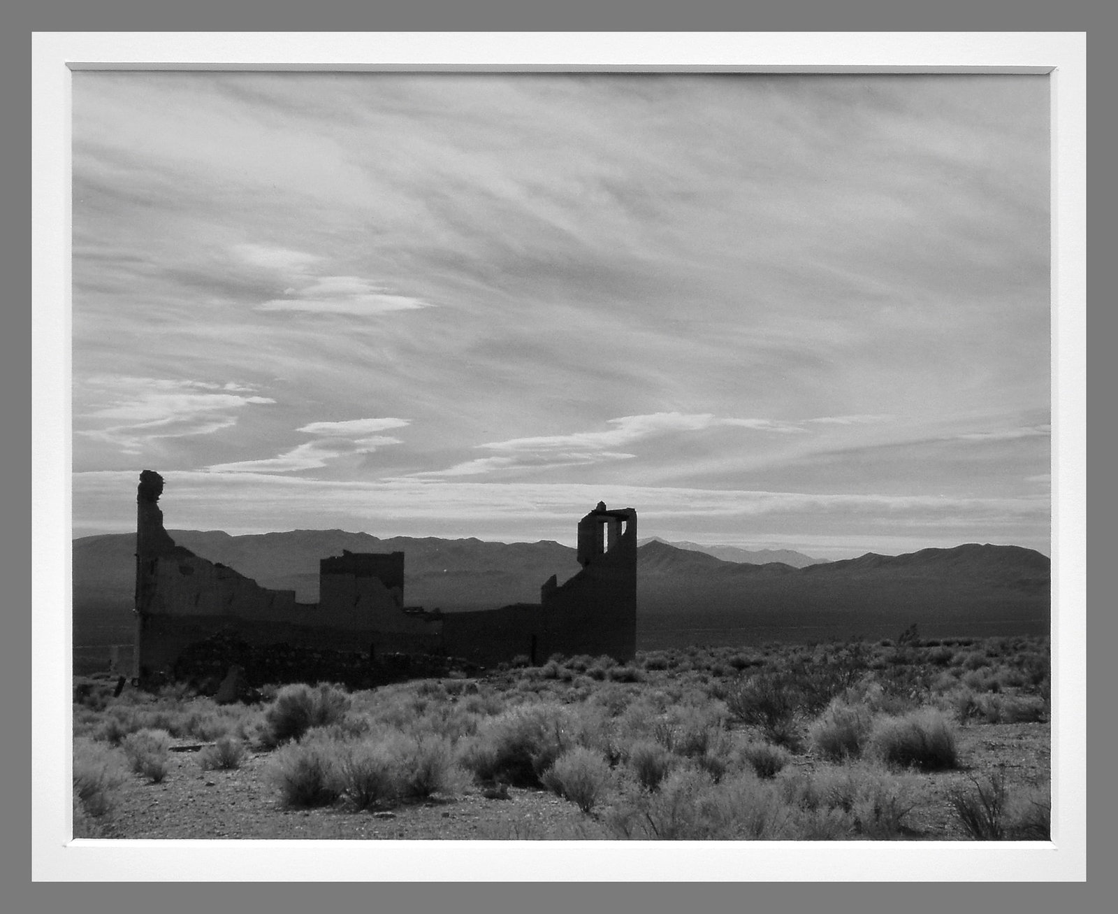 Jason Weston (1960 -) Signed 1997 Rhyolite, Nevada 7.5"x10" Photograph (1 of 3)
