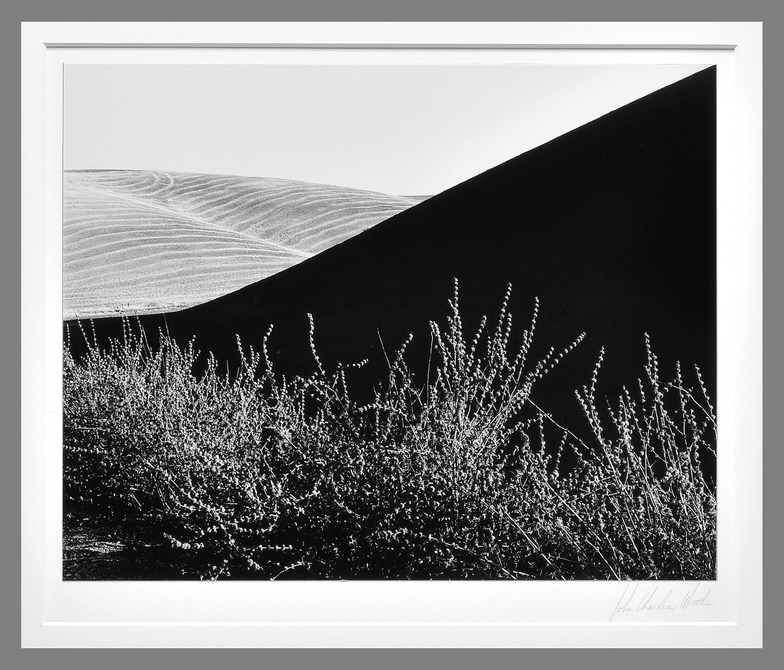 John Charles Woods (1952 -) Signed 1978 Route #41 California 10.5"x13.25" Photograph (1 of 3)