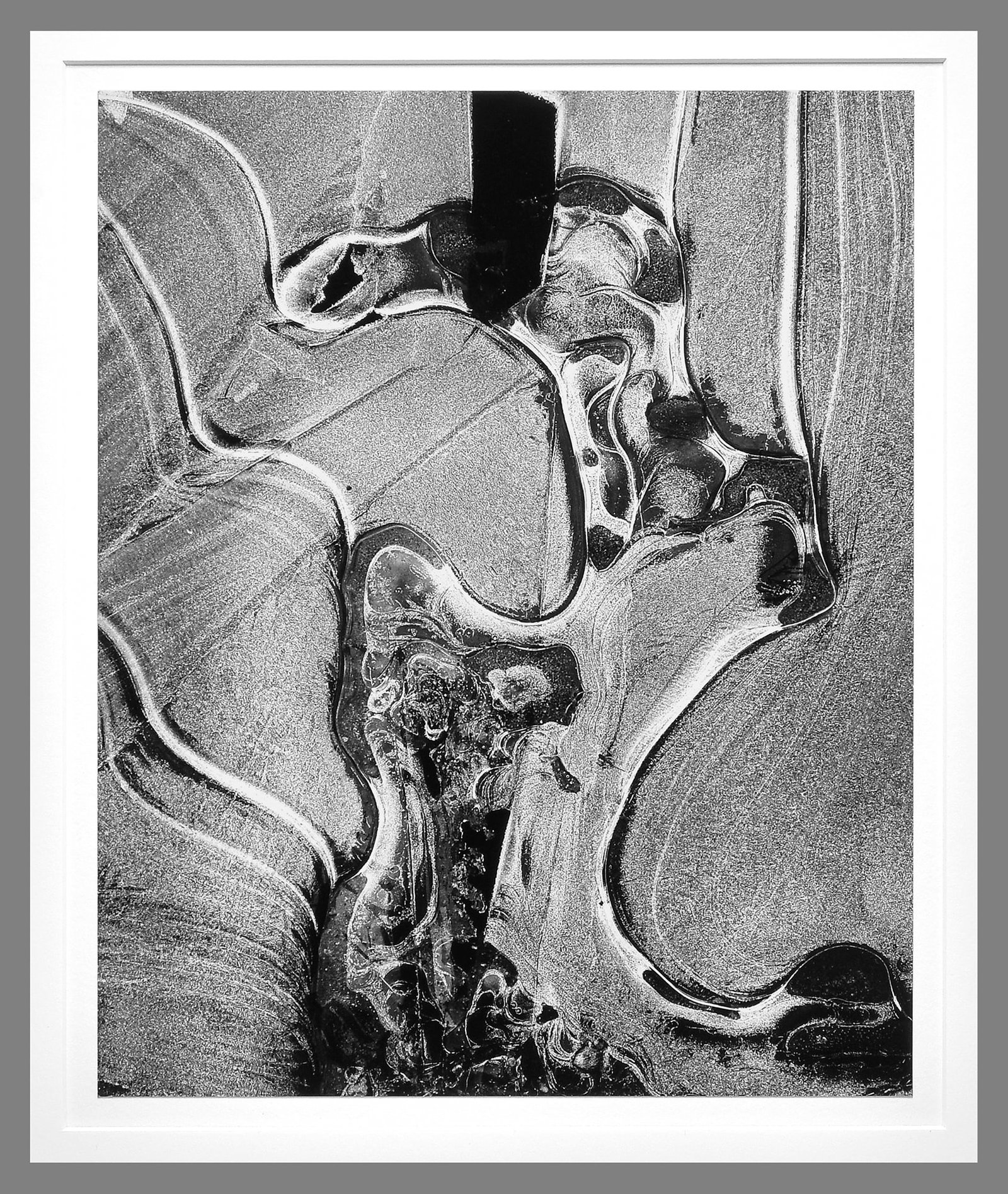 Brett Weston (1911-1993) Signed 1971 Ice Form Abstraction 10.5"x11.75" Photograph (1 of 2)