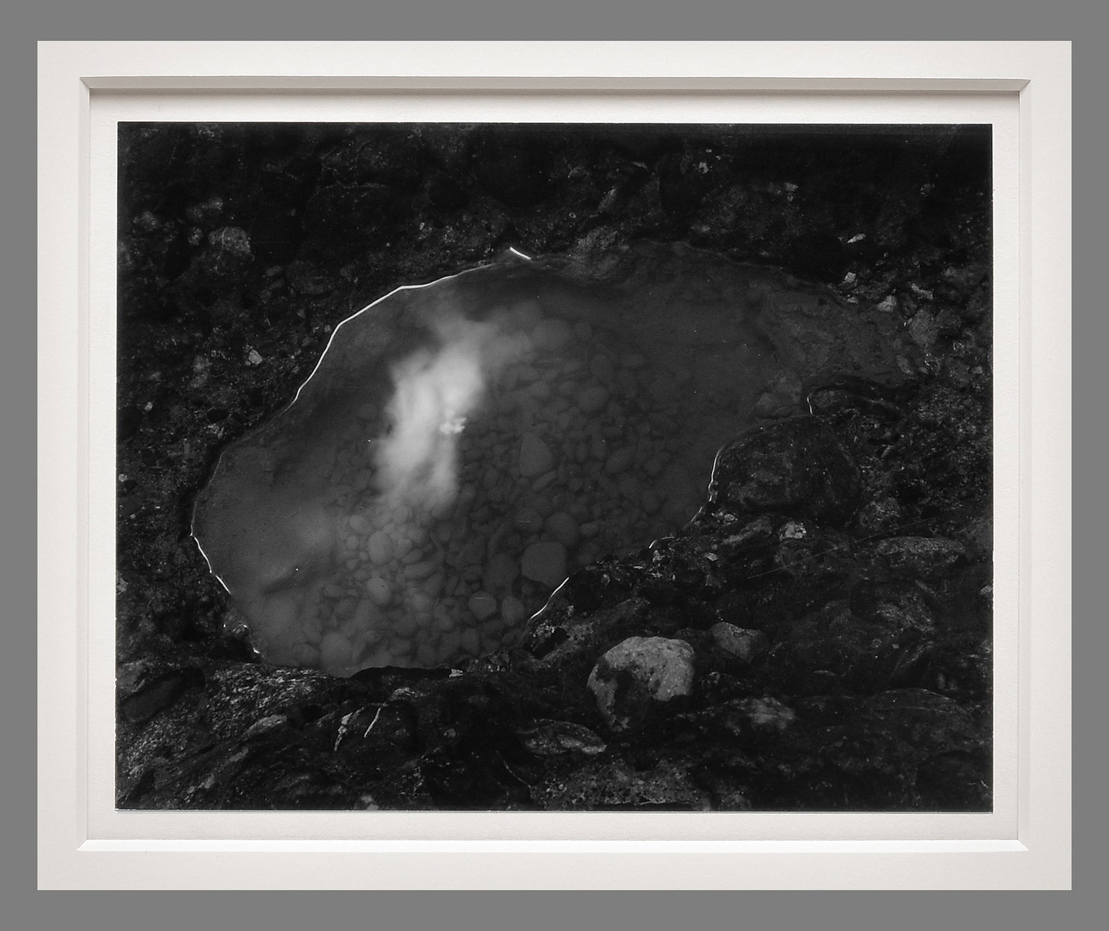 Paul Caponigro (1932-2024) C1959 Reflection in Tidepool 7.25"x9.25" Photograph - Will Giles Estate (1 of 3)