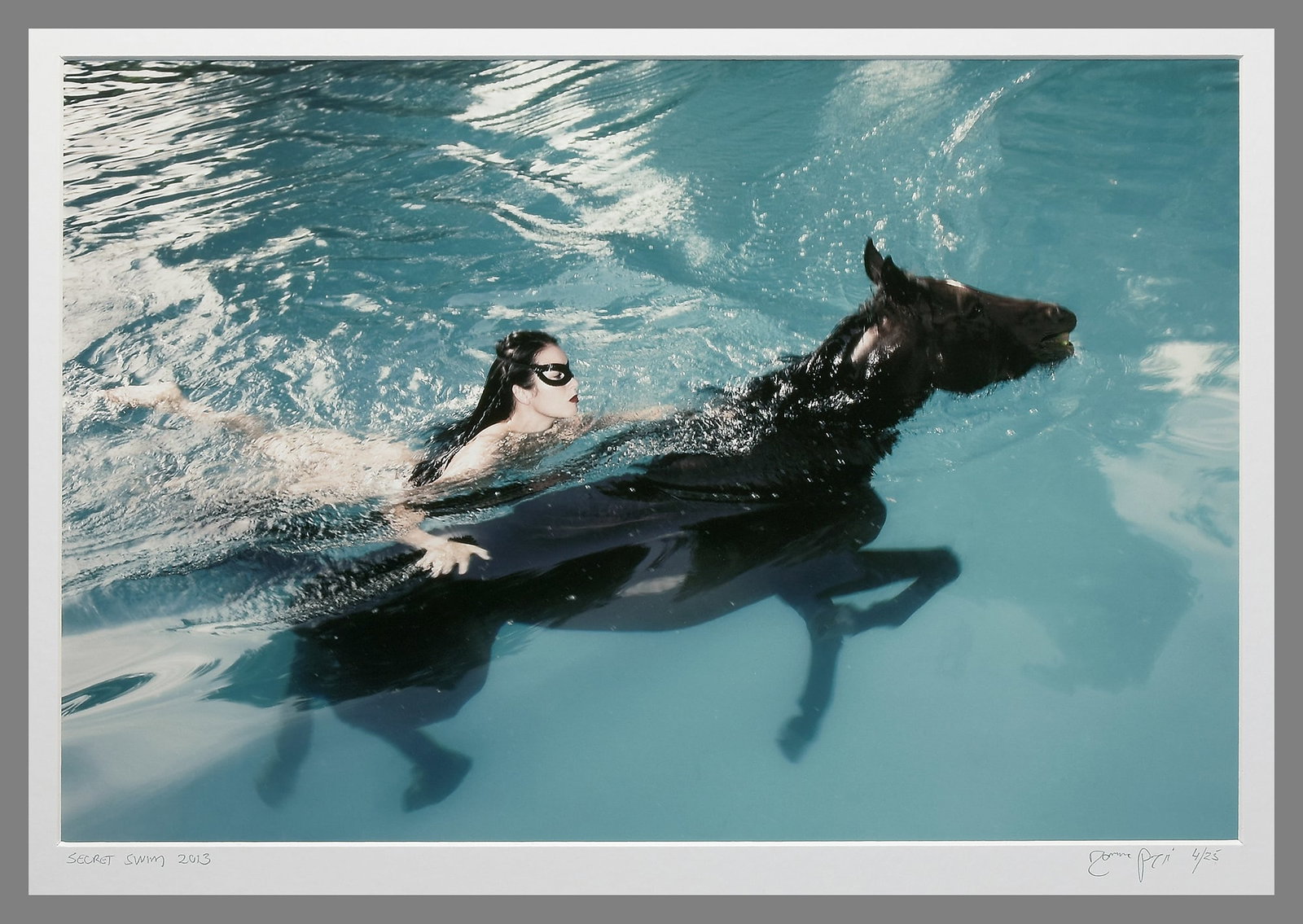 Dominic Petruzzi Signed 2013 Secret Swim 11.5"x17.5" Photograph (1 of 2)