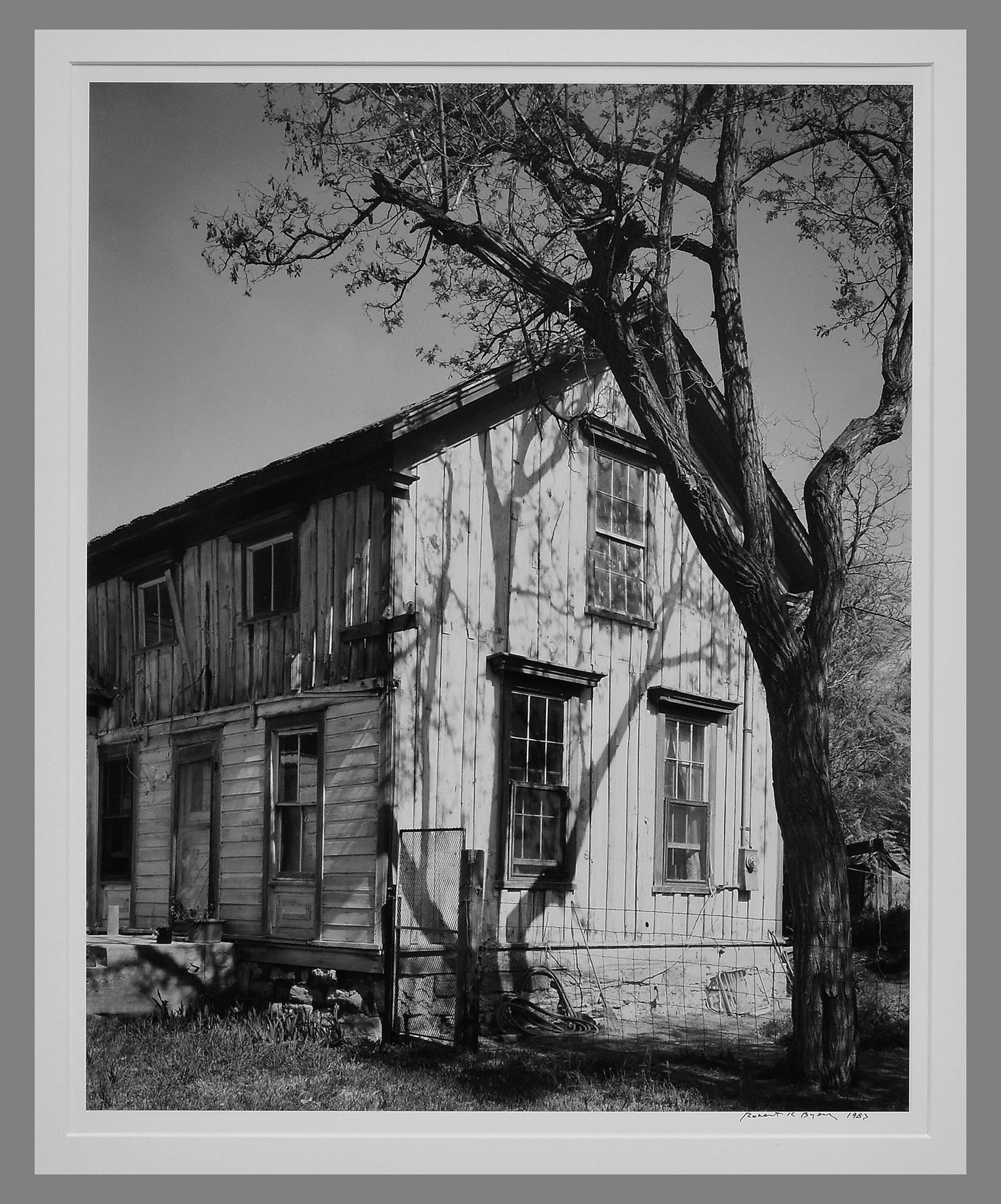 Robert Byers (1918-2021) Signed 1983 Hotel - Benton Station, Ca 13"x20" Photograph (1 of 2)