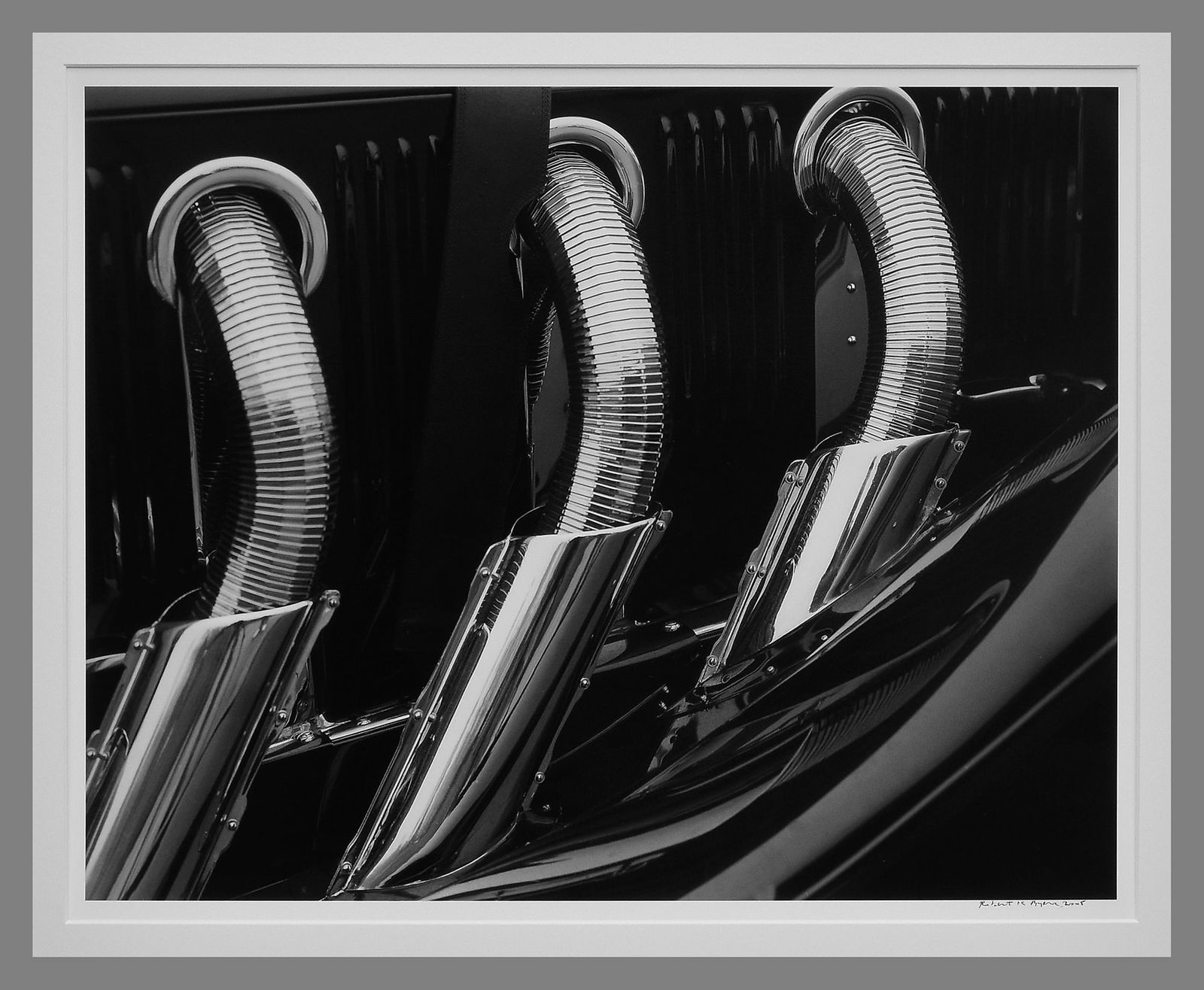 Robert Byers (1918-2021) Signed 2008 "1928 MBZ" Pebble Beach, Ca 15"x19" Photograph (1 of 2)