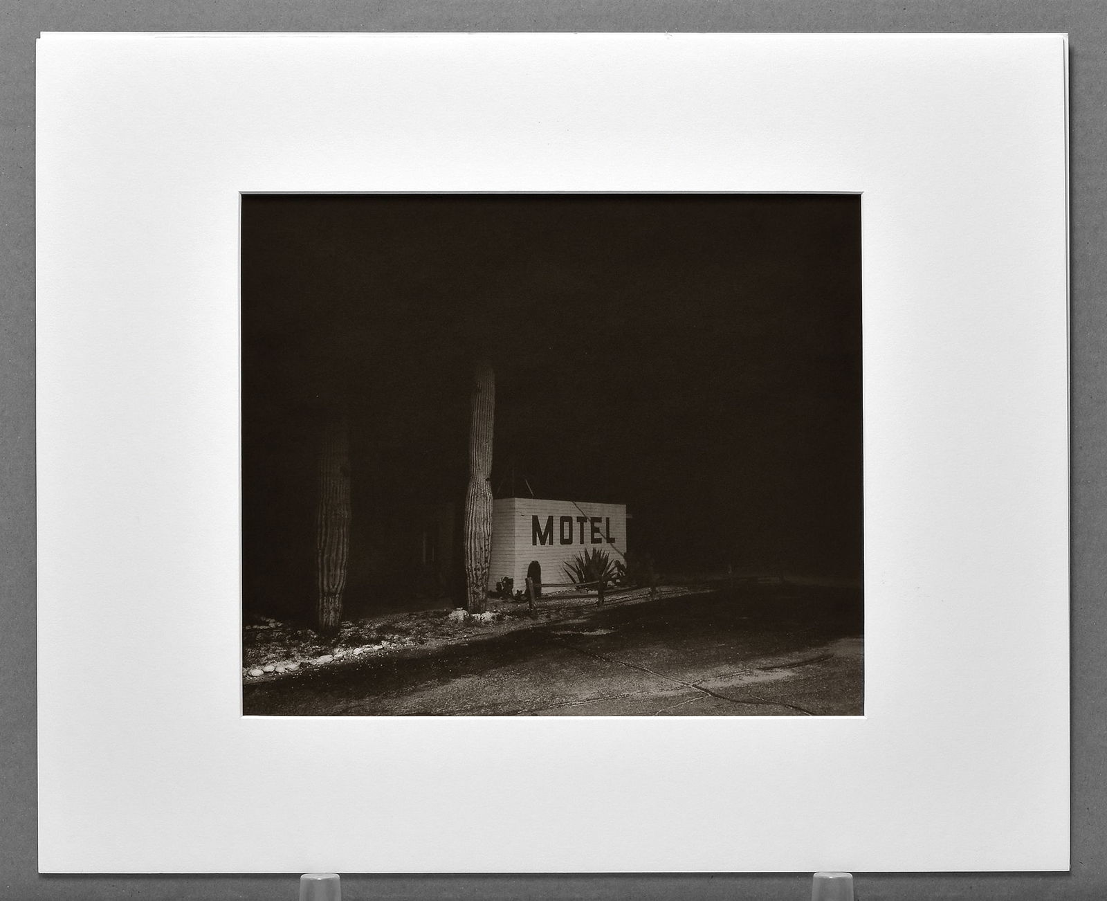 Scott B. Davis (1971-) Signed 2007 Motel, Southern Arizona 11"x14" Platinum Photograph #6 of 20 (1 of 3)